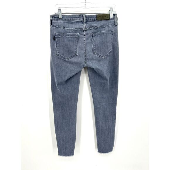 PARKER SMITH Women's Semi Distressed Skinny Jeans Raw Step Hem Size 4 / 27 - Picture 2 of 10